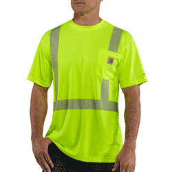 ANSI Class 2 Carhartt Force Lime High-Vis T-Shirt