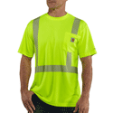 ANSI Class 2 Carhartt Force Lime High-Vis T-Shirt