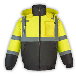 ANSI Class 3 High-Vis Lightweight Bomber Jacket