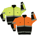 ANSI Class 3 Hi-Visibility Reversible Bomber Jacket