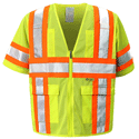 ANSI Class 3 Mesh Safety Vest, Lime