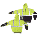 ANSI Class 3 Hi-Vis Sweatshirt - Lime/Black