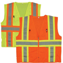 ANSI Class 2 Safety Vest, Mesh, MNDOT W/6 Pockets
