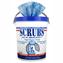 Scrubs in a Bucket, 72 Towels/