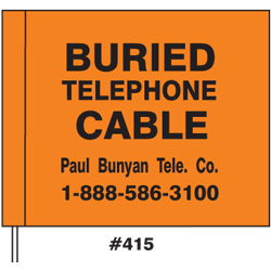 Screen# 415 Flo Orange Flag -