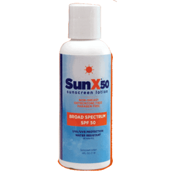 SunX SPF 50 Sun Screen 4oz Bot