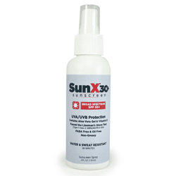 SunX  SPF 30 Sunscreen 4oz Pum