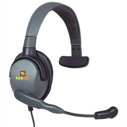 Max 4G Single Muff Headset Wit