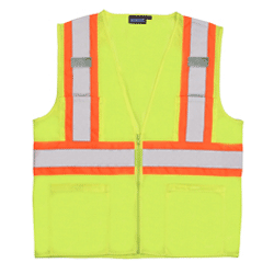 ANSI Class 2 Safety Vest with Contrasting Trim 