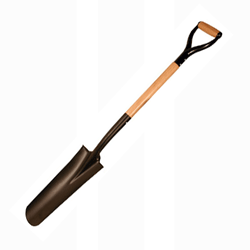 Drain Spade - 14" w/D-Handle,