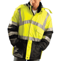 ANSI Class 3 Hi-Vis Premium Insulated Cold Weather Parka