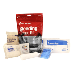 Bleeding Triage Kit. Provides