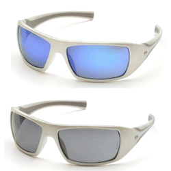Goliath White Frame Safety Glasses