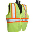 ANSI Class 2 Self-Extinguishing Safety Vest - Two-Tone