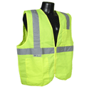 ANSI Class 2, Mesh, SV2 Economy Vest with Zipper Closure