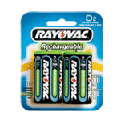 D Cell Rechargable 2 pack Batt