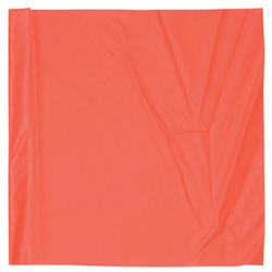 Vinyl Orange Flag 18"x18" w/He