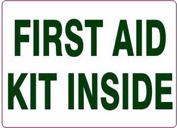 3"x5" First Aid Kit Inside - A