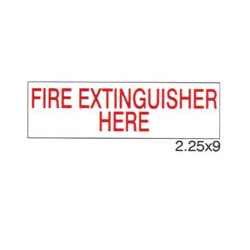 2.25"x9" Fire Extinguisher Her